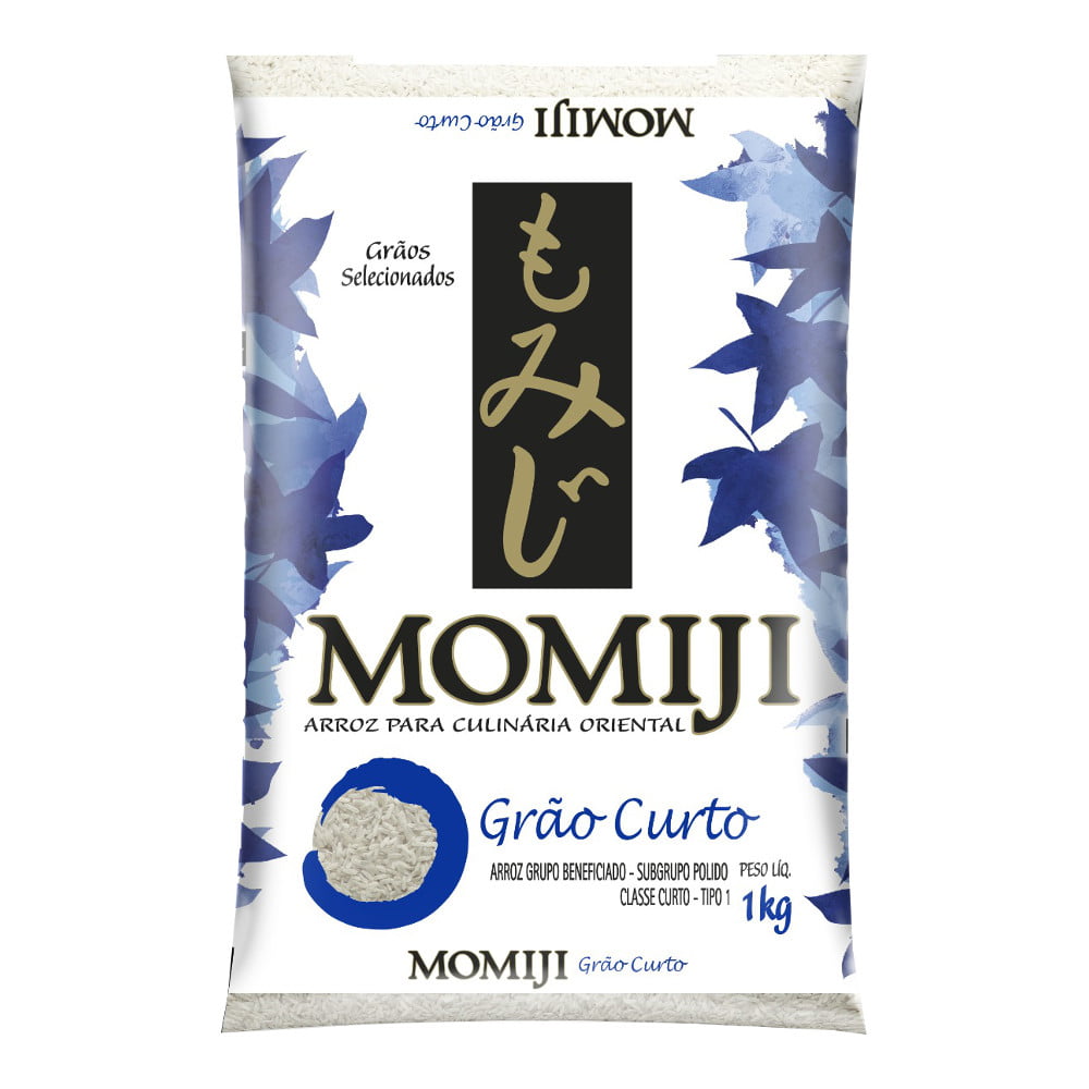 ARROZ MOMIJI GRÃO CURTO 1KG