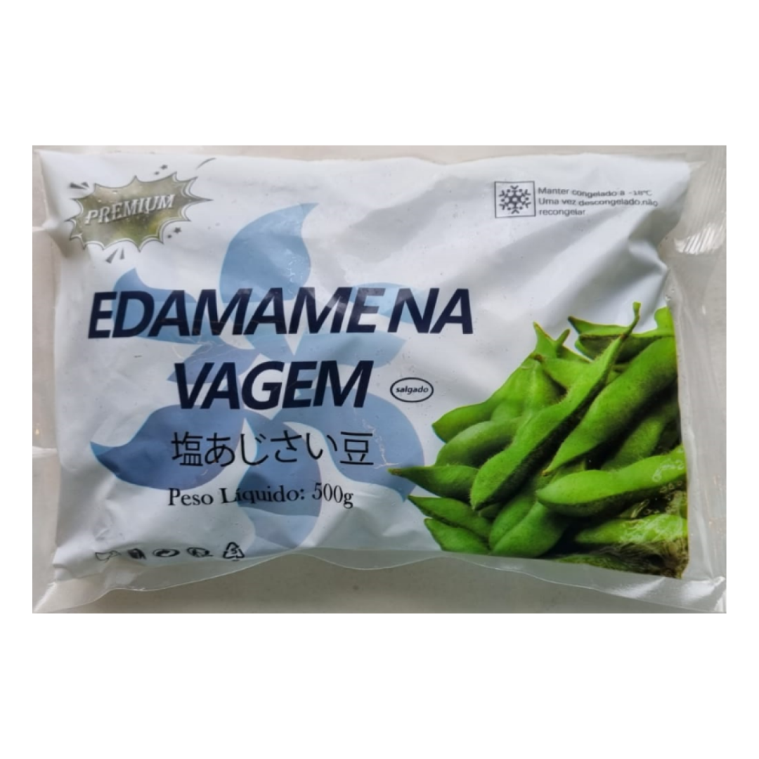 Edamame na Vagem Premium Congelado com Sal // Entrega restrita a região metropolitana de São Paulo