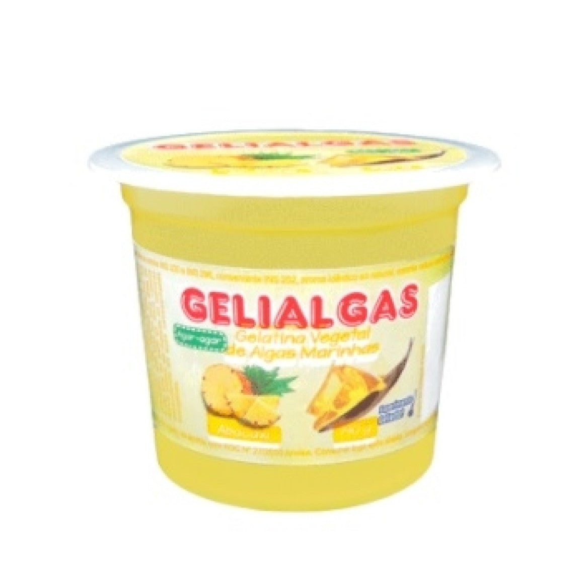 Gelatina de Algas Sabor Abacaxi - 140g