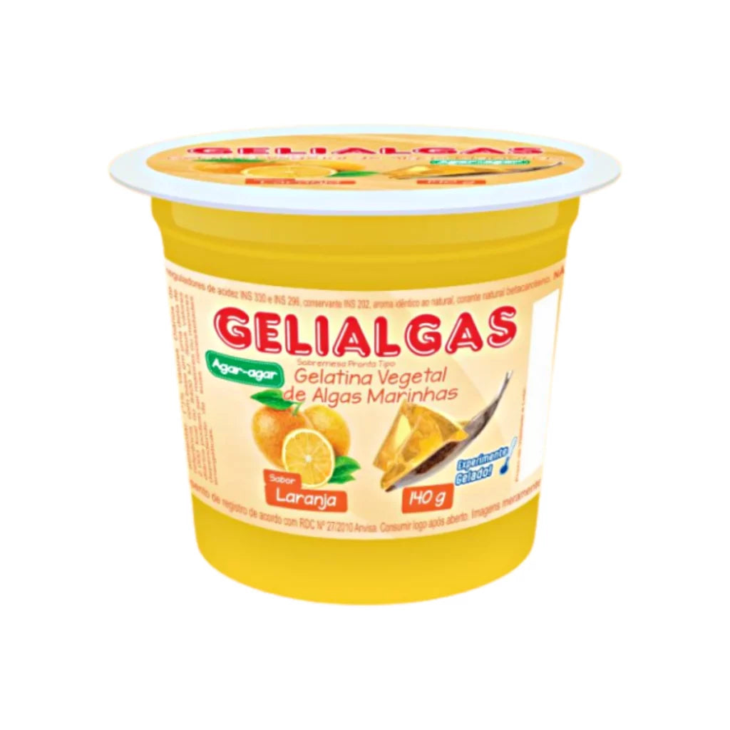 Gelatina de Algas Sabor Laranja - 140g