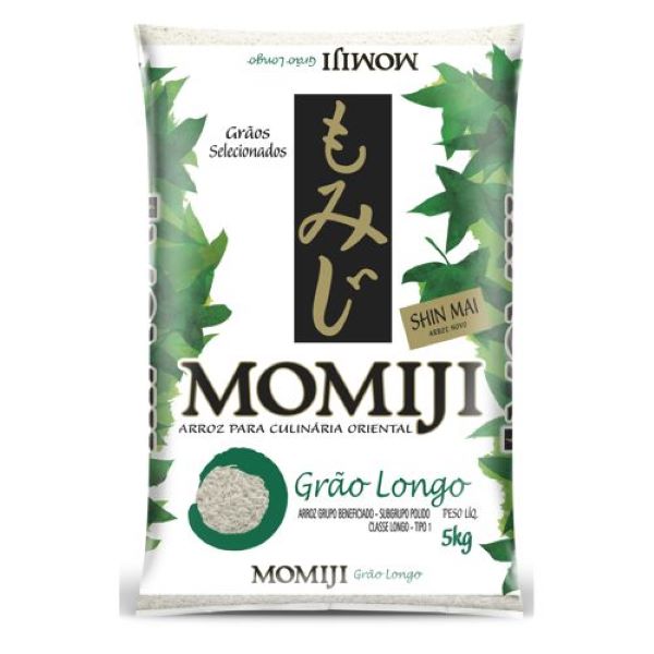 Arroz Momiji Grão Longo - 5kg