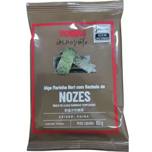 Snack de Algas Marinhas Temperadas com Recheio de Nozes - 6,5g