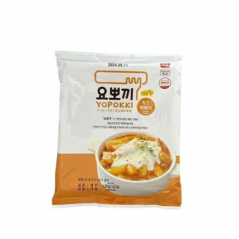 Yopokki Pouch - Cheese (massa de arroz com molho picante e queijo) Instantâneo