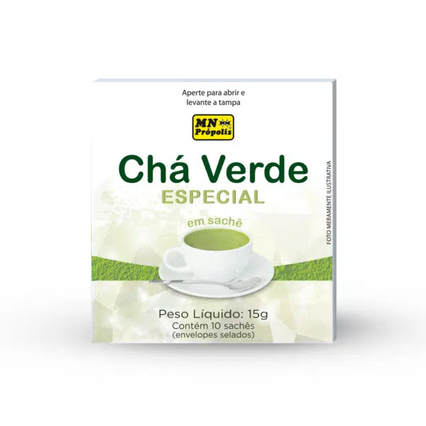 Chá Verde Especial em sachê MN Propolis 15g