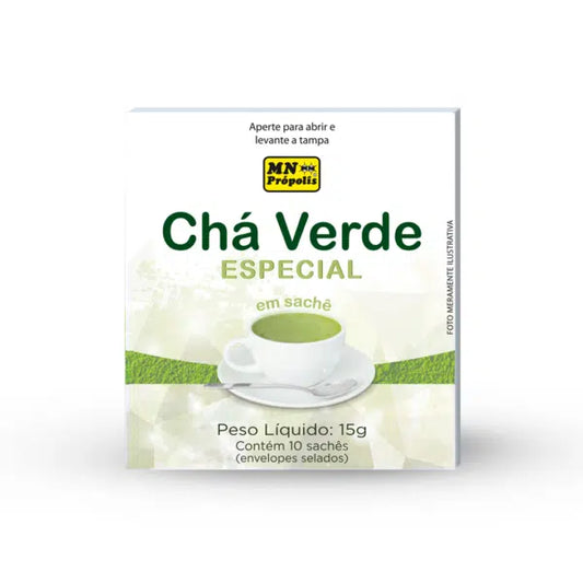 Chá Verde Especial em sachê MN Propolis 15g