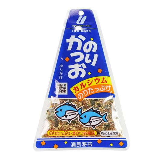 FURIKAKE TRIANGULO ALGA MARINHA NORI E PEIXE KATSUO - 33G