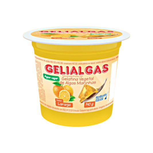 Gelatina de Algas Sabor Laranja - 140g