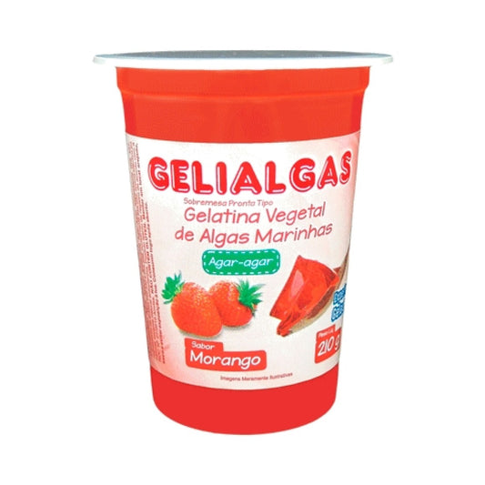 Gelatina de Algas Sabor Morango Diet - 210g