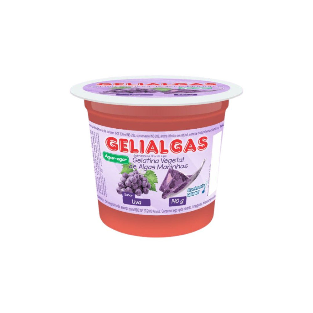 Gelatina de Algas Sabor Uva - 140g