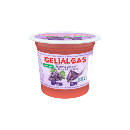 Gelatina de Algas Sabor Uva - 140g
