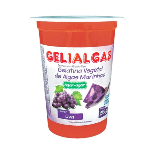 Gelatina de Algas Sabor Uva Diet - 210g