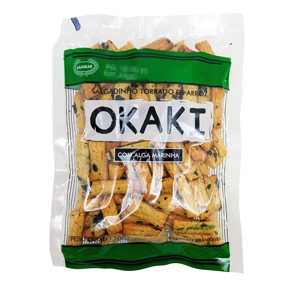OKAKI – Salgadinho Torrado de Arroz c/ Alga Marinha 100g