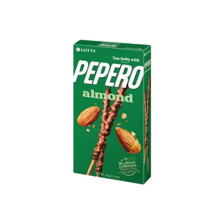 Pepero Sabor Amendoas - Biscoito Coreano