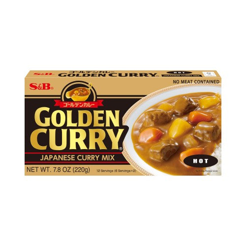 S&B GOLDEN CURRY HOT - 220g (KARAKUCHI)