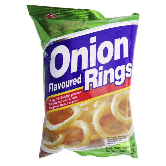 Salgadinho Coreano Onion Flavoured Rings 50g