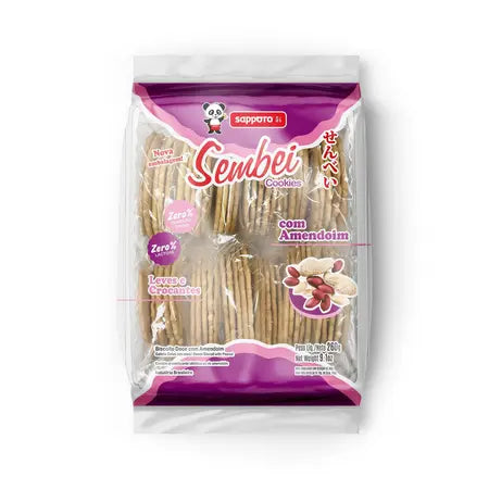 Sapporo Sembei com Amendoim 260g