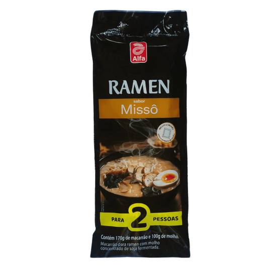 Macarrão Ramen Sabor Missô Instantâneo - 170g macarrão e 100g molho