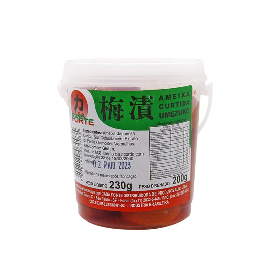Ameixa Japonesa Curtida Umezuke Casa Forte 230g
