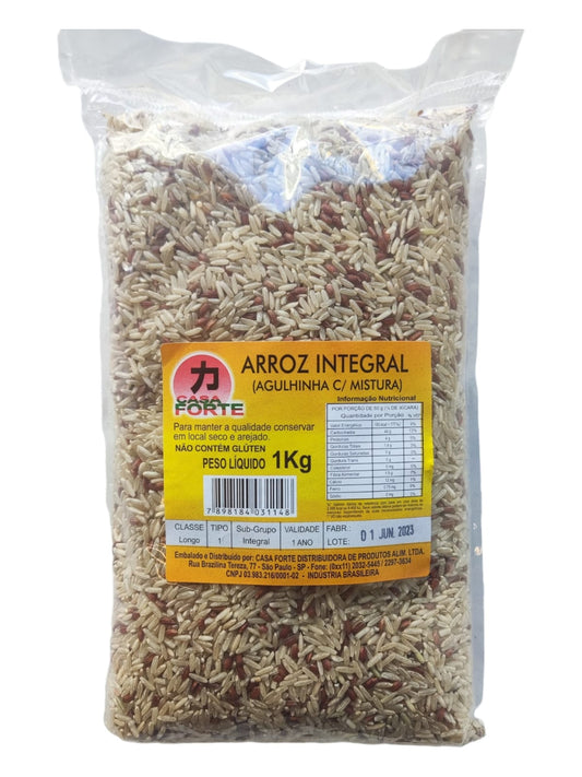 Arroz Integral (Agulhinha com mistura) – 1 Kg