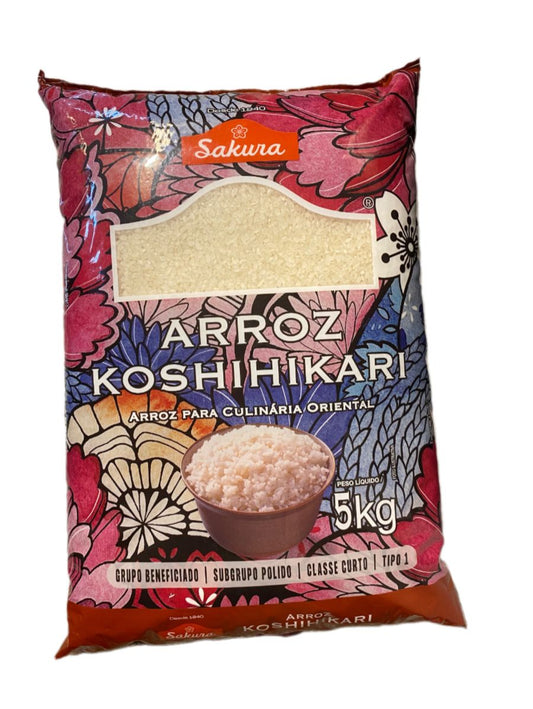 Arroz Koshihikari Sakura Grão Curto - 5kg