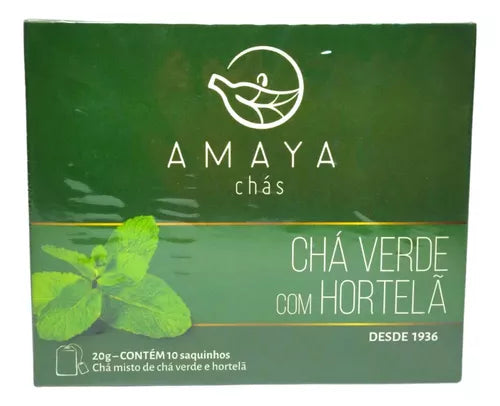 Chá Verde com Hortelã - Amaya 20g