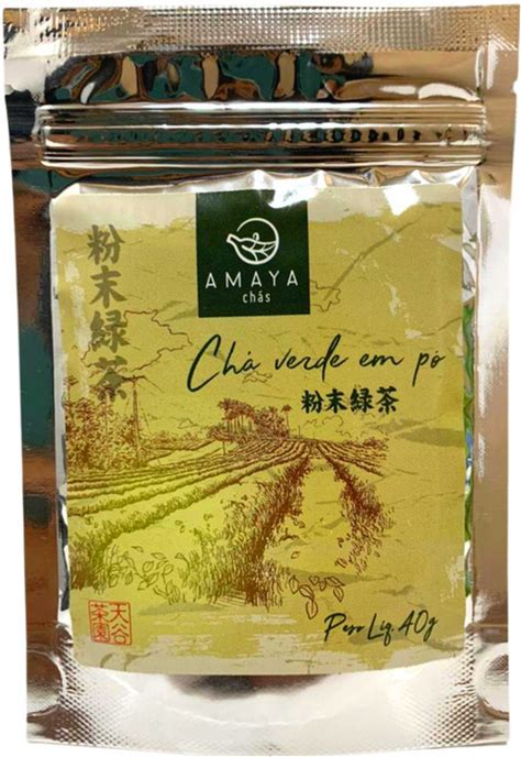 Chá Verde em pó - Amaya 40g