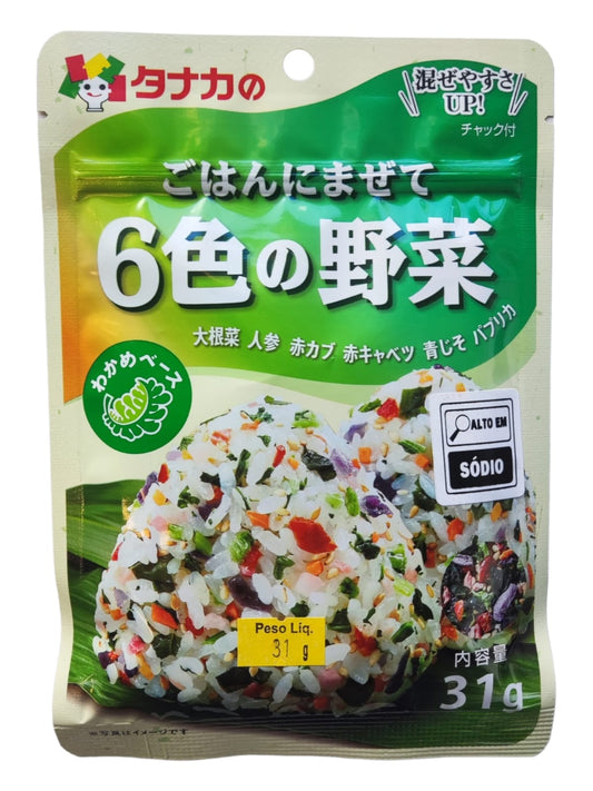 Furikake Gohan ni Mazete - 6 Shoku no Yasai - Tanaka 31g