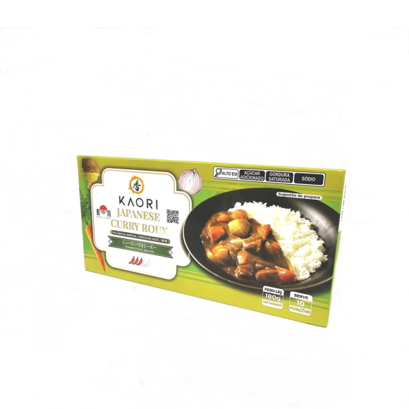 Kaori Japanese Curry Roux Chuukara (picancia média) 180g