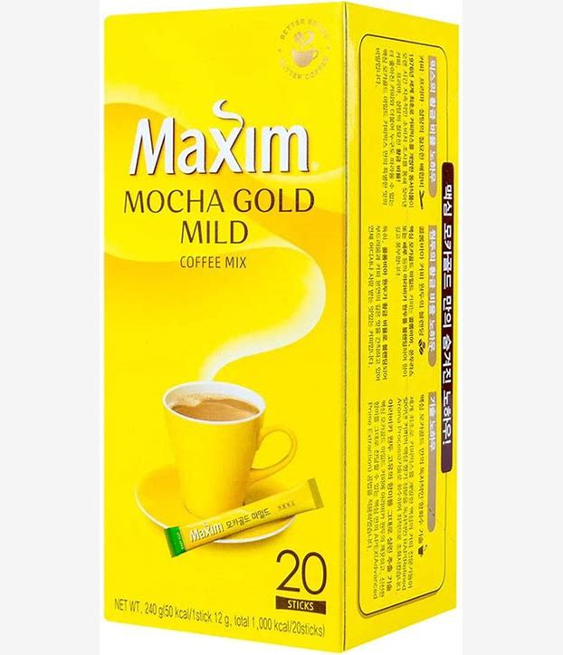 Café Instantâneo Coreano Maxim Mocha Gold Mild - 240g