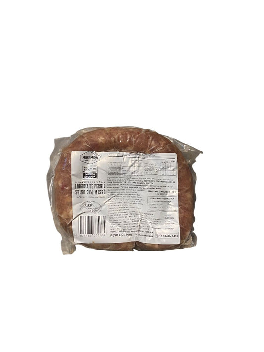 Linguiça de Pernil Suíno com Missô - Miramont 500g // Entrega restrita a Região Metropolitana de São Paulo