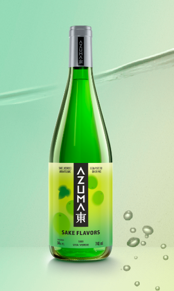 Azuma Sake Flavors sabor uva verde 740ml