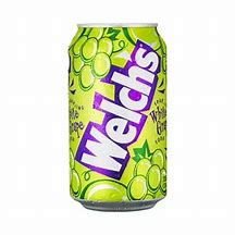 Refrigerante Coreano Welchs Soda Uva Verde - 355ml