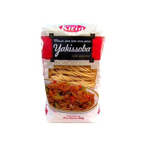 Massa Seca com Ovos para Yakissoba - Kirin 500g